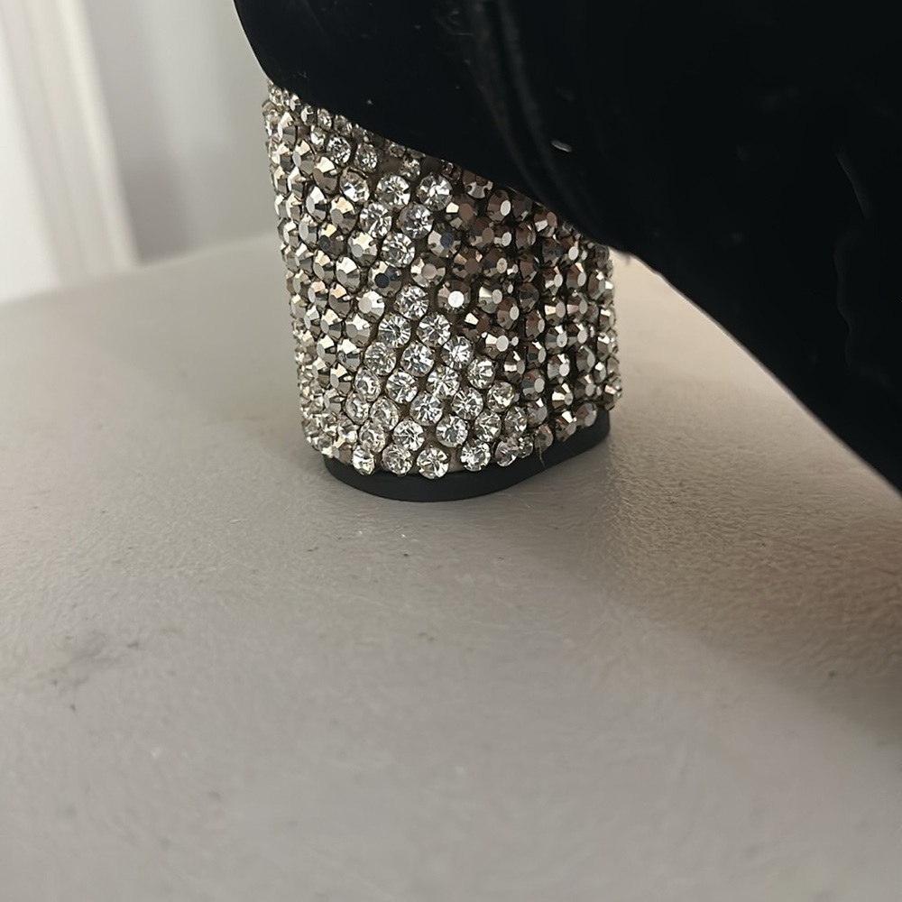 Black Rochas Heeled Boots - Picture 4 of 5